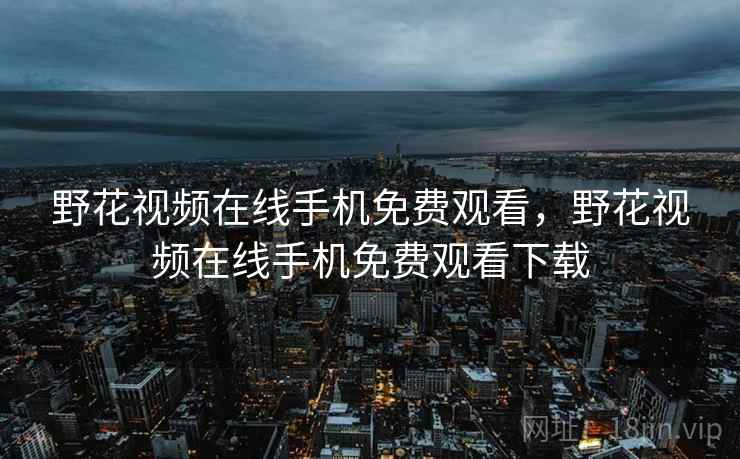 野花视频在线手机免费观看,野花视频在线手机免费观看下载  第2张 野花视频在线手机免费观看,野花视频在线手机免费观看下载  第2张